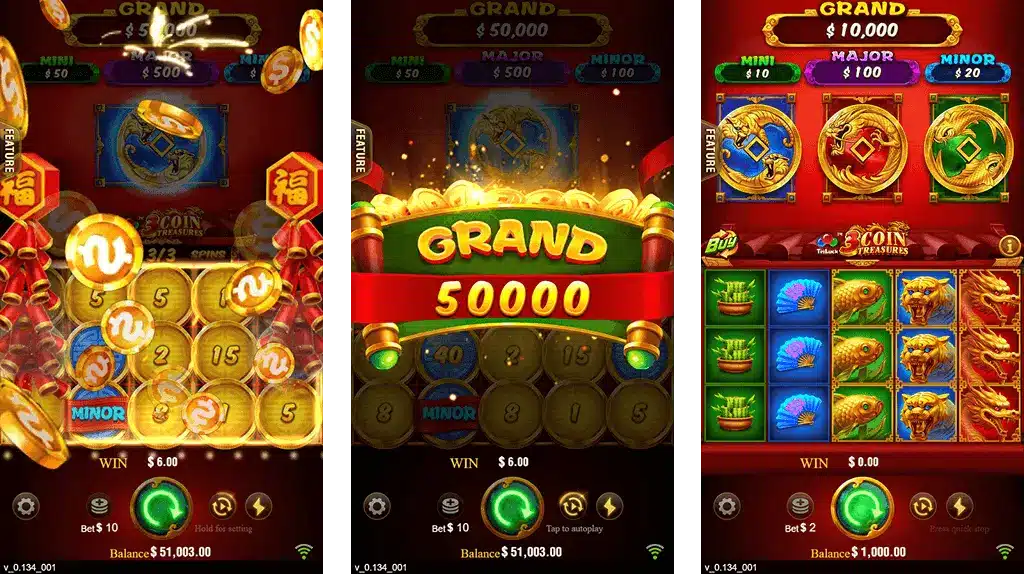 3 Coins 91Clubgame Bonus